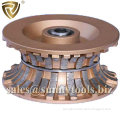 China manufacturer diamond profile wheel for stone grinding